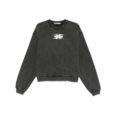 ALEXANDER WANG ALEXANDER WANG GREY TOPS - SWEATSHIRTS WOMEN