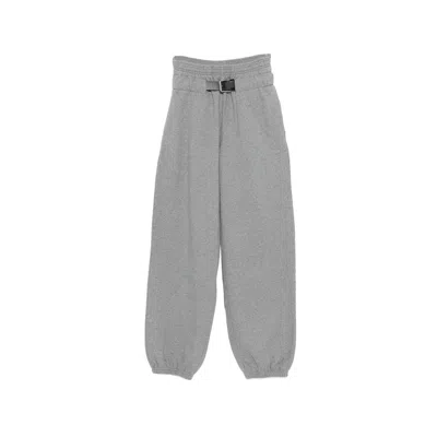 Alexander Wang Grey Trousers - Track Pants Women In Gray
