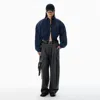 Alexander Wang Grey Wool-blend Mid-rise Pants
