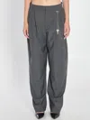 Alexander Wang Grey Wool-blend Trousers