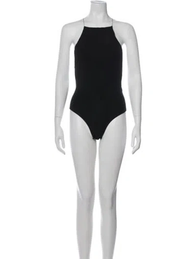 Pre-owned Alexander Wang Halterneck Sleeveless Top In Black