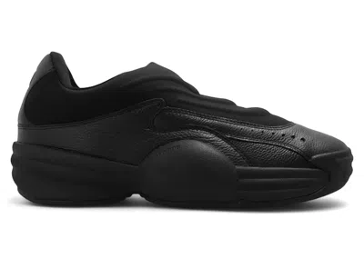 Pre-owned Alexander Wang Hammered Leather Slipon Sneakers (women's) In Black