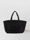 Alexander Wang Women Black Crochet Small Punch Handbag