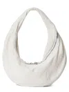 Alexander Wang Twyst Handle Bag In Memory Leather In White