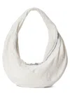 Alexander Wang Twyst Handle Bag In Memory Leather In White