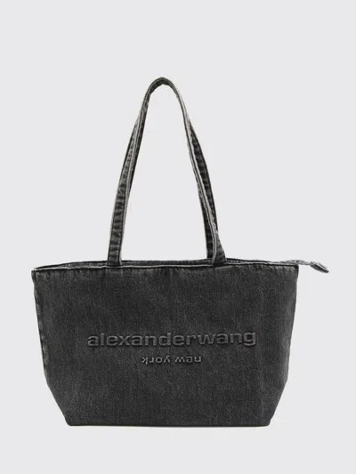 Alexander Wang Handbag Woman Color Grey In Black