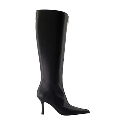 Alexander Wang Heeled Boot In Black