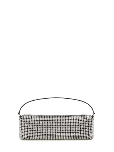 Alexander Wang Heiress Mini Crystal Mesh Shopper In White
