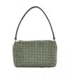 Alexander Wang Crystal-embellished Heiress Shoulder Bag In Green