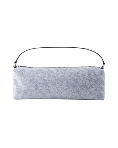 Alexander Wang Stylish Navy Flex Handbag For Women From Ss24 Collection In Blue