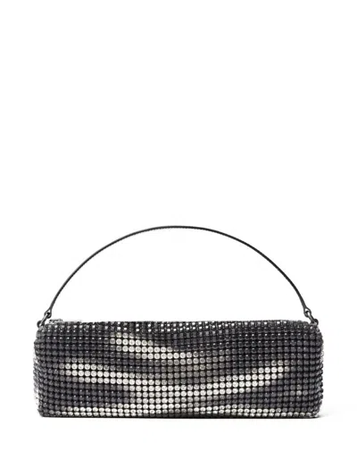ALEXANDER WANG HEIRESS FLEX BAG IN CRYSTAL MESH