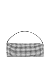 Alexander Wang Rectangular Heiress Handbag In White/silver