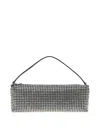 Alexander Wang Rectangular Heiress Handbag In Silver