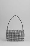 ALEXANDER WANG HEIRESS HAND BAG IN WHITE LEATHER