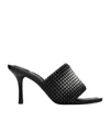 Alexander Wang Black Heiress Heeled Sandals In Black