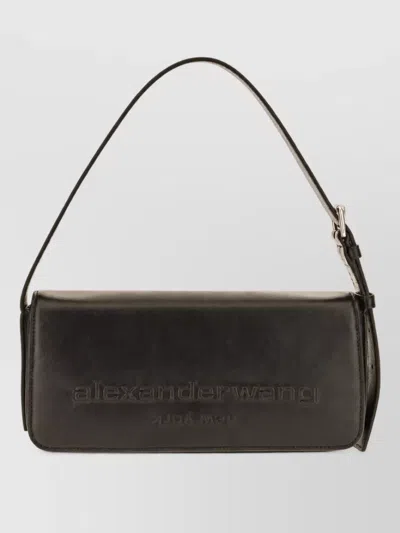 Alexander Wang Heiress Leather Shoulder Bag In Grey