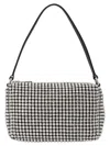 Alexander Wang Embellished Fabric Medium Heiress Handbag In White