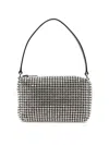 Alexander Wang Heiress Medium Pouch Shoulder Bags Silver