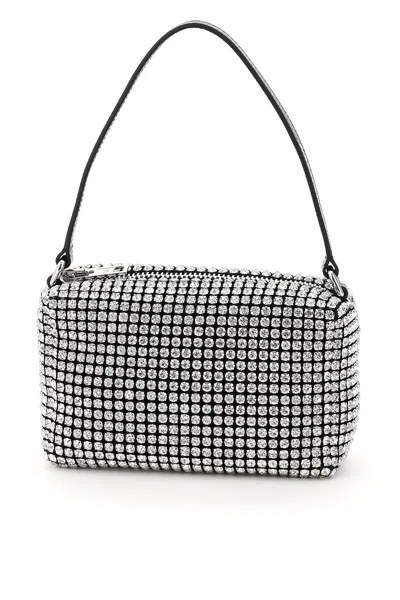 Alexander Wang Heiress Medium Pouch In Silver