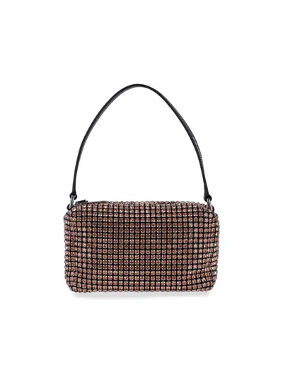 Alexander Wang "heiress" Metallic Chain Knit Shoulder Bag