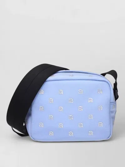 Alexander Wang Heiress Mini Crystal Embellished Crossbody Bag In Blue