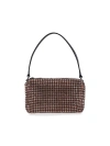 Alexander Wang Heiress" Metallic Chain Knit Shoulder Bag In Orange