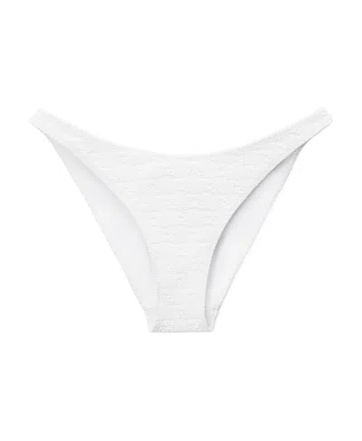 Alexander Wang High-cut Bikini Bottoms In White