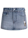 Alexander Wang High Rise Skort With Chain Belt