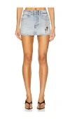 Alexander Wang High Rise Skort With Chain Belt