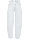 Alexander Wang High-rise Tapered Jeans In Blue