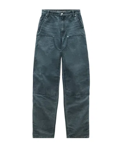 Alexander Wang High-rise Work Jeans In Green