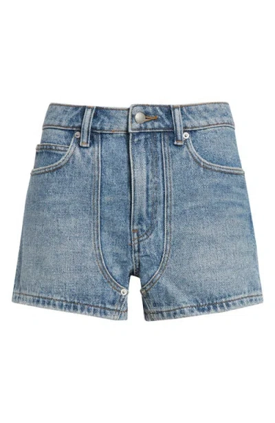 ALEXANDER WANG ALEXANDER WANG HIGH WAIST DENIM CARPENTER SHORTS