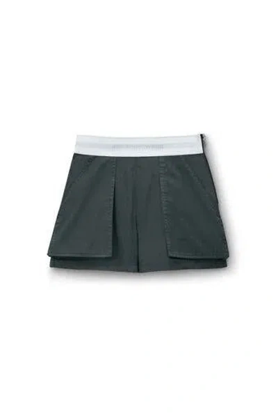 Alexander Wang High Waisted Cargo Clothing In 012a Off Black
