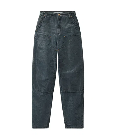 Alexander Wang High-waisted Casual Pants In Black