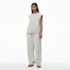 ALEXANDER WANG HIGH WAISTED SWEATPANT IN CLASSIC TERRY