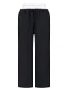 Alexander Wang High-waisted Wide-leg Sweatpants