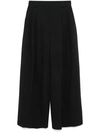 ALEXANDER WANG HIGH-WAISTED WIDE-LEG TROUSERS