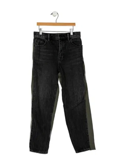 Pre-owned Alexander Wang High-rise Skinny Leg Jeans In Black