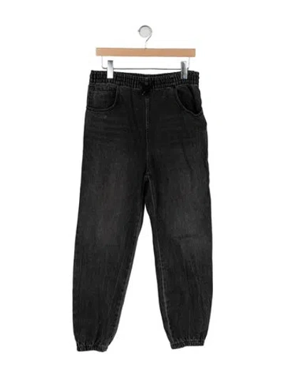 Pre-owned Alexander Wang High-rise Skinny Leg Jeans In Black