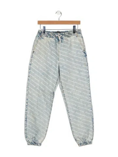 Pre-owned Alexander Wang High-rise Skinny Leg Jeans In Blue
