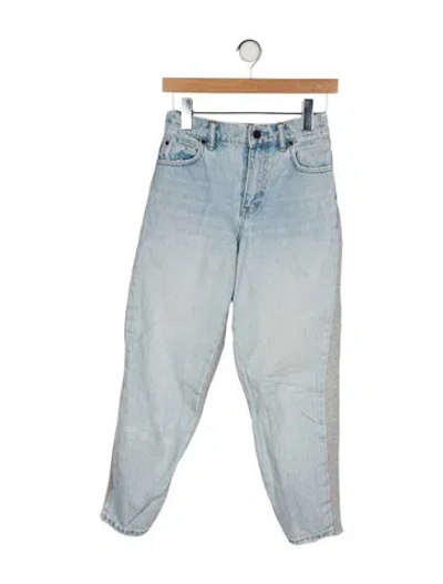 Pre-owned Alexander Wang High-rise Straight Leg Jeans In Blue