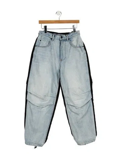 Pre-owned Alexander Wang High-rise Straight Leg Jeans In Multi