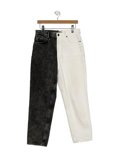 Pre-owned Alexander Wang High-rise Straight Leg Jeans In Multi