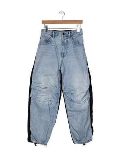 Pre-owned Alexander Wang High-rise Straight Leg Jeans In Multi
