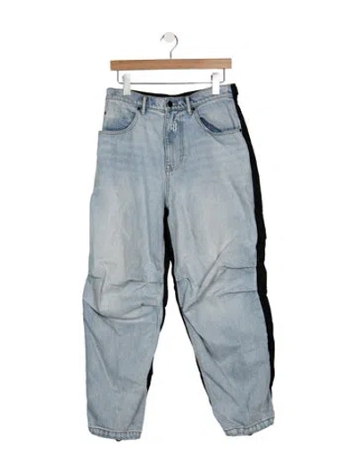 Pre-owned Alexander Wang High-rise Straight Leg Jeans In Multi
