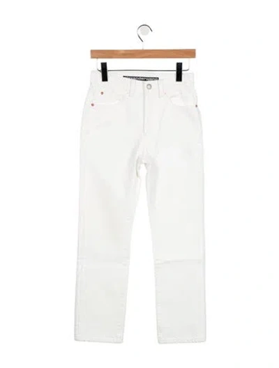 Pre-owned Alexander Wang High-rise Straight Leg Jeans W/ Tags In White