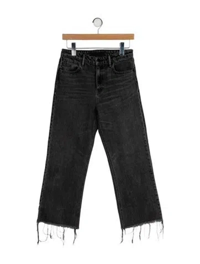 Pre-owned Alexander Wang High-rise Wide Leg Jeans In Multicolor