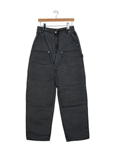 Pre-owned Alexander Wang High-rise Wide Leg Jeans W/ Tags In Gray