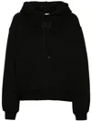 Alexander Wang Essential Terry Cotton Hoodie W/ Logo
