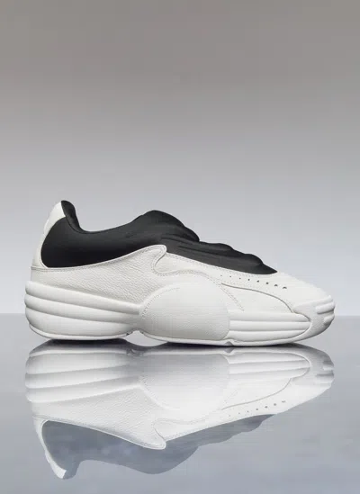 ALEXANDER WANG HOOP LEATHER SNEAKERS